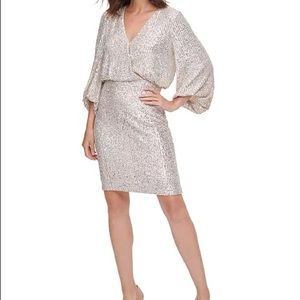 Eliza J sequin cocktail dress